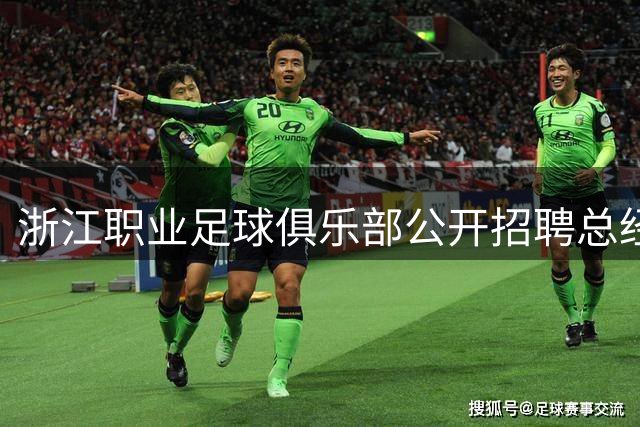 浙江职业足球俱乐部公开招聘总经理 任职需三年高管经验